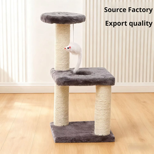 Büyük Lüks Noel Kedi Ağacı Tek Parça Kağıt Kedi Tırmalama Direği Kedi Tırmanma Platformu Kedi Oyuncağı Toptan İhracat - Product Image 3