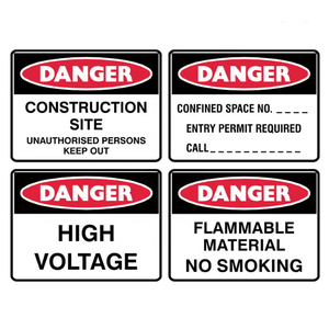 Personalizzare non toccare il pericolo aprire il segno del foro aperto aprire i segnali di sicurezza della trincea segno di pericolo personalizzato - Product Image 4