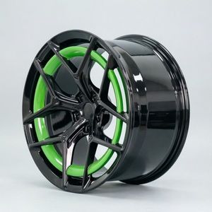 Rines Forjados CF Racing de 2 Piezas, 18 19 20 21 22 Pulgadas, 5x114.3 5x120, Diseño Cóncavo, Negro Mate, Diseño en Y, Color Personalizado, ET Personalizado - Product Image 1