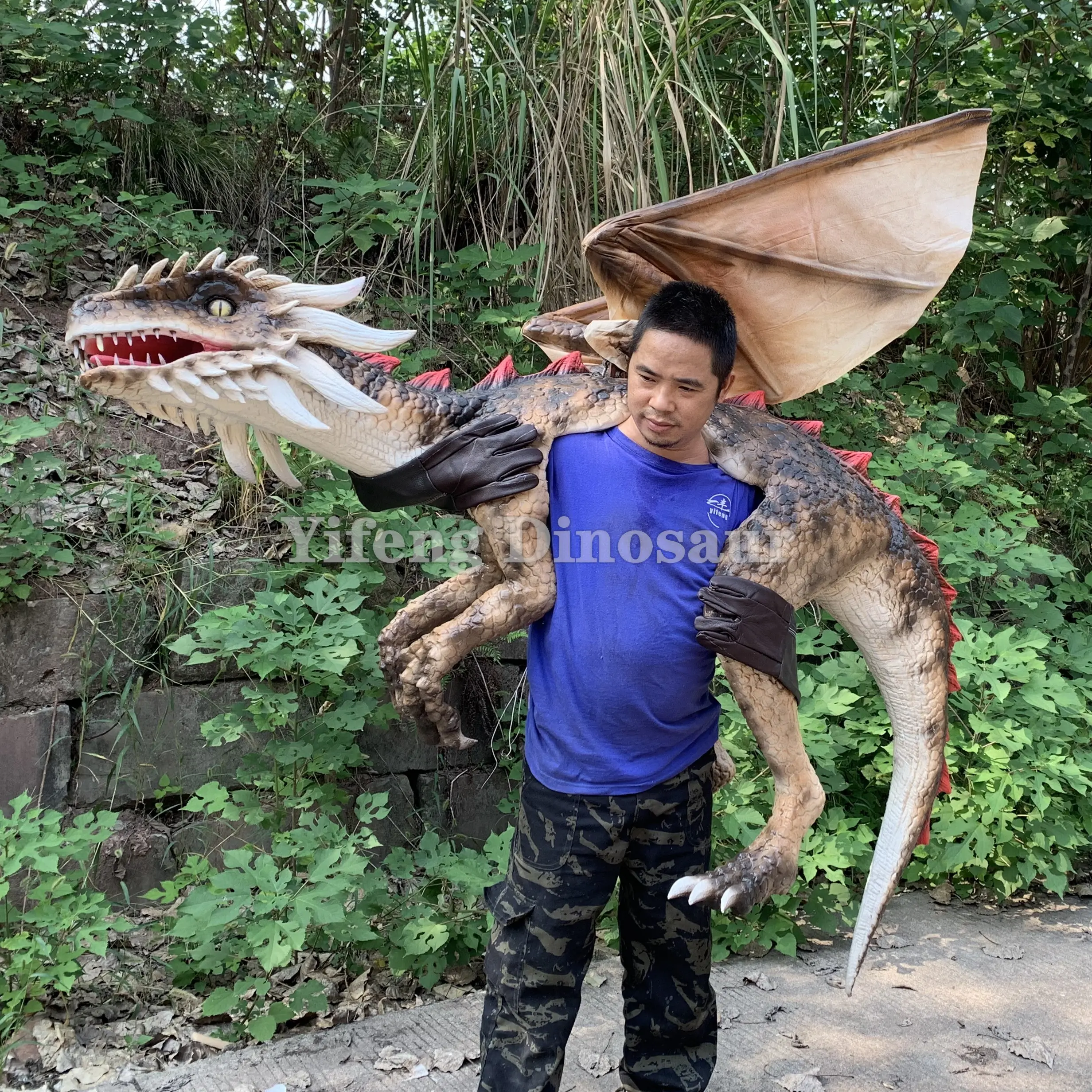 Grosir Boneka Tangan Dinosaurus Animatronik untuk Dijual