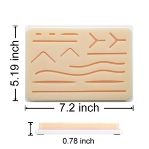 All One Mesh Pocket Pouch Surgical Training 5-Tool <strong>Suture</strong> <strong>Kit</strong> Anatomical Model 5x7 Inch <strong>Suture</strong> Pad Skin-like Medical Science - Product Image 5