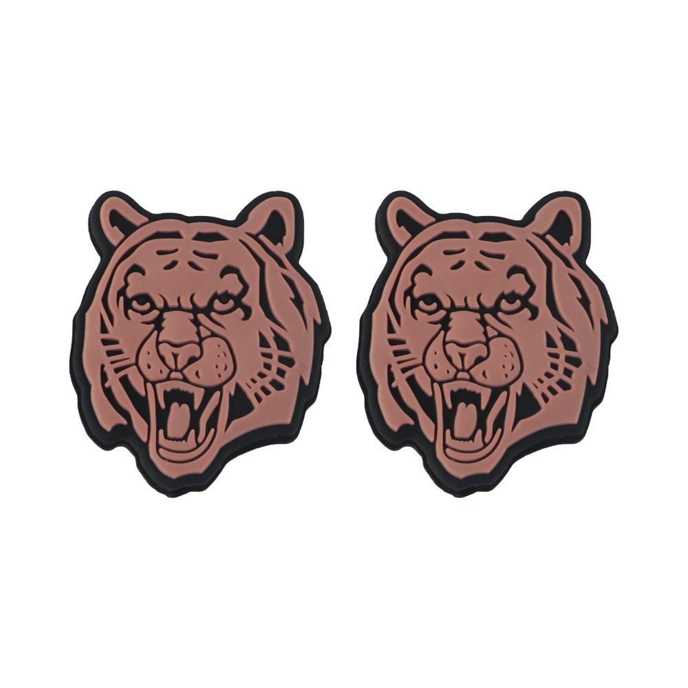 Perle focale Tigre Rose Foncé SA116