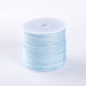 Cordon de macramé en satin tressé à la main de 0,8 mm, 100 % nylon, écologique, 110 yards, nœud chinois, fournitures de fabrication de bijoux DIY pour sacs