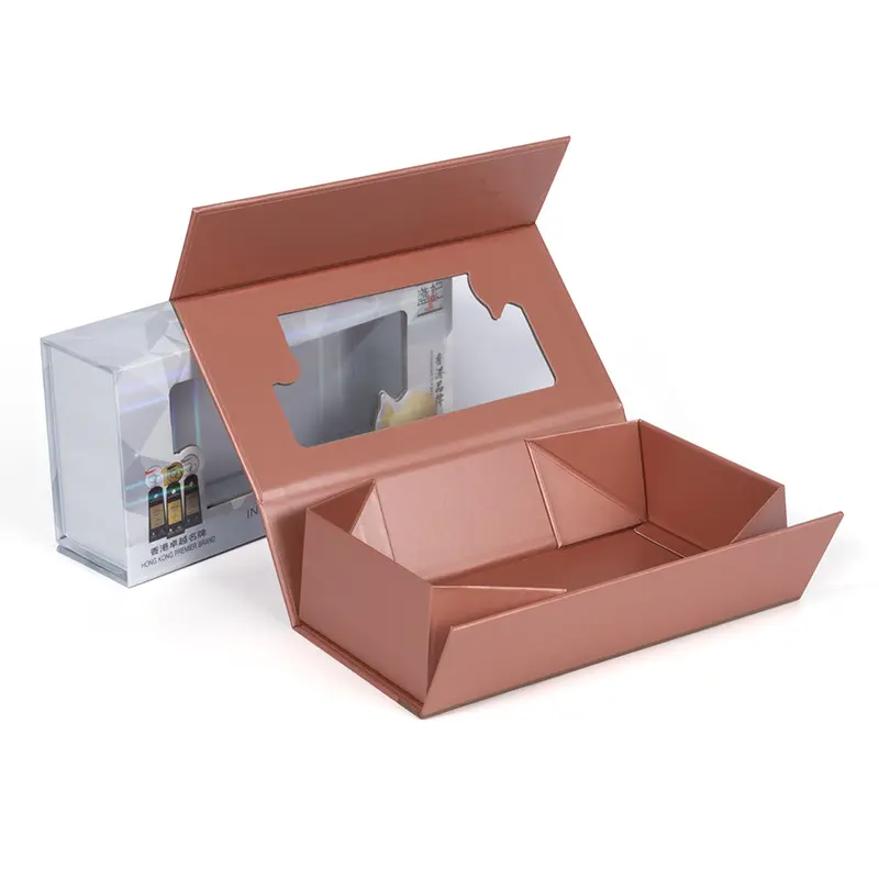 Складная картонная Магнитная упаковочная коробка для косметики