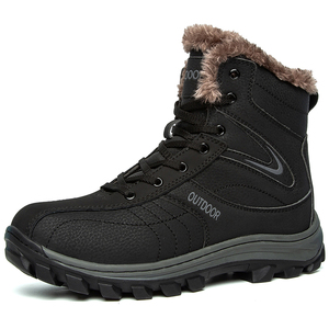 Moda de invierno, <span class=keywords><strong>botas</strong></span> de <span class=keywords><strong>montaña</strong></span> de algodón para viajes, senderismo, escalada al aire libre, todoterreno, antideslizante, <span class=keywords><strong>botas</strong></span> de nieve impermeables para hombres - Product Image 6