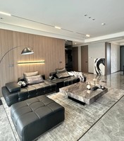 KNOWDOW Personnalisation de la maison entière Meuble TV Armoire Italie Moderne Luxe Media Console murale Meubles de salon Villa Maison Bois