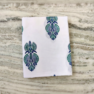Tissu en coton respirant et écologique imprimé au bloc pour robes et sacs, fabriqué à Jaipur, fournisseur en gros, directement de l'usine - Product Image 1