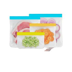 Bolsas Reutilizables para Congelador Huamaohengchun, Paquete de 10, Aptas para Lavavajillas, Bolsas de Plástico PE para Almacenamiento de Alimentos, 3 Tamaños, para Snacks, Sándwiches y Almuerzos - Product Image 1