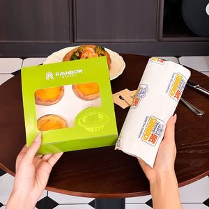 Custom Disposable <b>Greaseproof</b> Waterproof PE Coated Food Wrapping <b>Paper</b> for Burger and Sandwich Packaging - Product Image 6