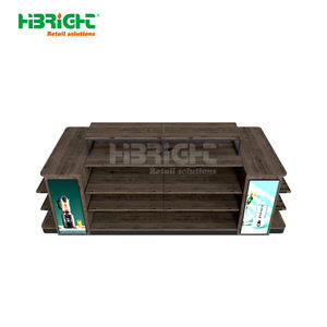 Exhibidor Eléctrico Ecológico Moderno de Madera y Acero Inoxidable para Tiendas de Conveniencia - Highbright HBE-SR-WX002 - Product Image 2
