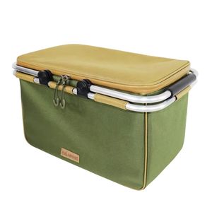 Panier de pique-nique isotherme portable, sac isotherme pliable pour le stockage au froid en extérieur, sacs fourre-tout promotionnels - Product Image 5