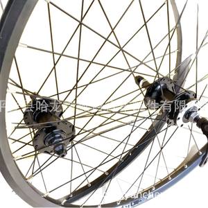 Jeu de roues de vélo de montagne 26 pouces, moyeux avant et arrière en alliage d'aluminium 32H noir - Product Image 1