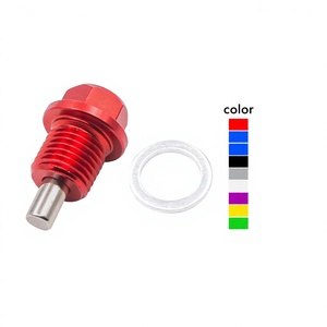 สกรูถังน้ำมันแม่เหล็กอลูมิเนียมอัลลอยด์ M14X1.5 M12X1.25 อเนกประสงค์สำหรับชิ้นส่วนดัดแปลงรถยนต์ - Product Image 5