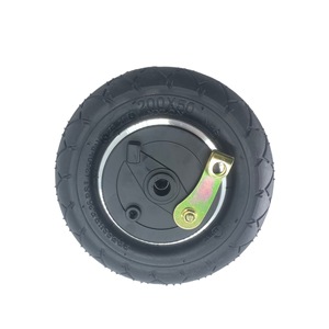 8 Inch Front Wheel Scooter With <strong>Drum</strong> Brake 200X50 Inflation Wheel Tyres Scooter for Xiaomi Mijia M365 Scooter <strong>Tire</strong> - Product Image 3