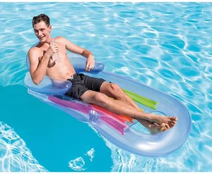 <span class=keywords><strong>INTEX</strong></span> 58802 King Kool Loungesเสื่ออากาศน้ําลอยแถวสระว่ายน้ําลอยที่เท้าแขนเก้าอี้เลานจ์พร้อมสระว่ายน้ําดีลักซ์ - Product Image 4