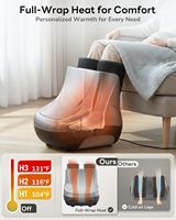 Masseur à compression par pression d'air pour la circulation et la relaxation, machine de massage Shiatsu pour les pieds et les mollets