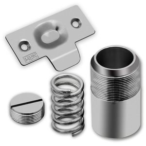 Nrh Nahui 304 Tope de puerta oculto de acero inoxidable con resorte para puertas de madera - Product Image 1