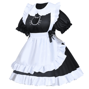 Robe de demoiselle d'honneur japonaise noire de haute qualité, style lolita, costume de cosplay d'anime pour enfants, Amine - Product Image 2