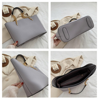 Sacs à main en cuir PU souple pour femmes, sacs de luxe de créateur, grande capacité, sacs à bandoulière vintage, sacs fourre-tout