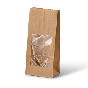 Sacs à pain verticaux en kraft S Pla à fond plat, excellents pour la vente en gros, à montage rapide, 10x6x19.5cm - Product Image 6