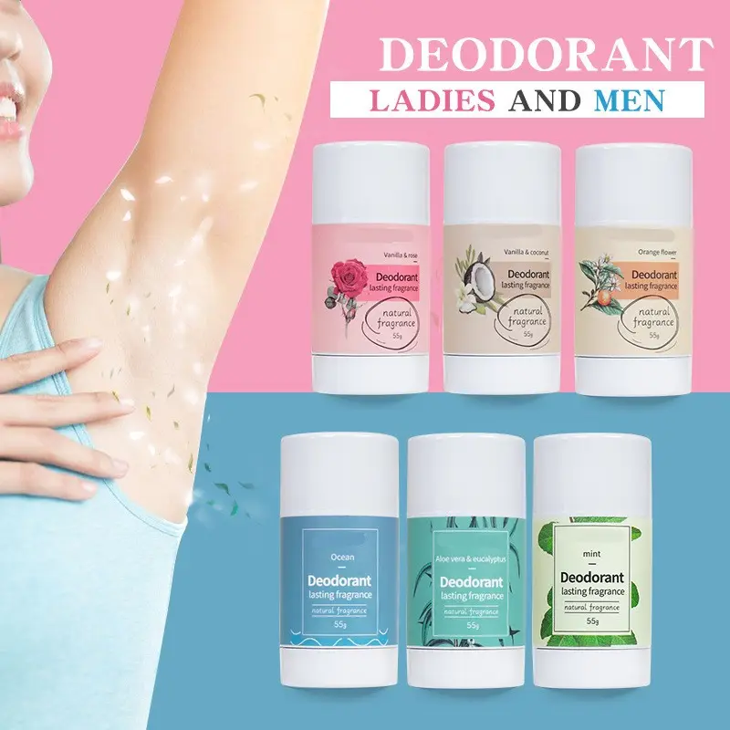 Natürliche Sheabutter Erwachsenen-Deodorant Stick Eigenmarke Vege Deodorant-Balsam für Herren und Damen