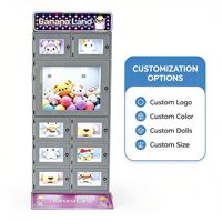 Distributeur automatique de capsules original japonais à monnayeur, couleur blanche, pour jouets et autocollants en capsules