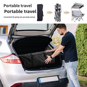 <span class=keywords><strong>Chaise</strong></span> pliante transfrontalière <span class=keywords><strong>avec</strong></span> <span class=keywords><strong>auvent</strong></span>, multifonctionnelle, portable, double dossier, canapé-lit, mobilier d'extérieur, camping, plage - Product Image 4