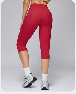 RUIQUWIN vente en gros de leggings de yoga taille haute pour femmes pantalons de sport amincissants à séchage rapide haute élasticité pour la course à pied - Product Image 2
