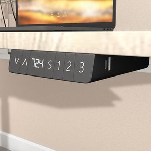 Soporte eléctrico ergonómico para escritorio, estructura de escritorio con 3 segmentos de columna de elevación para oficina o hogar - Product Image 2