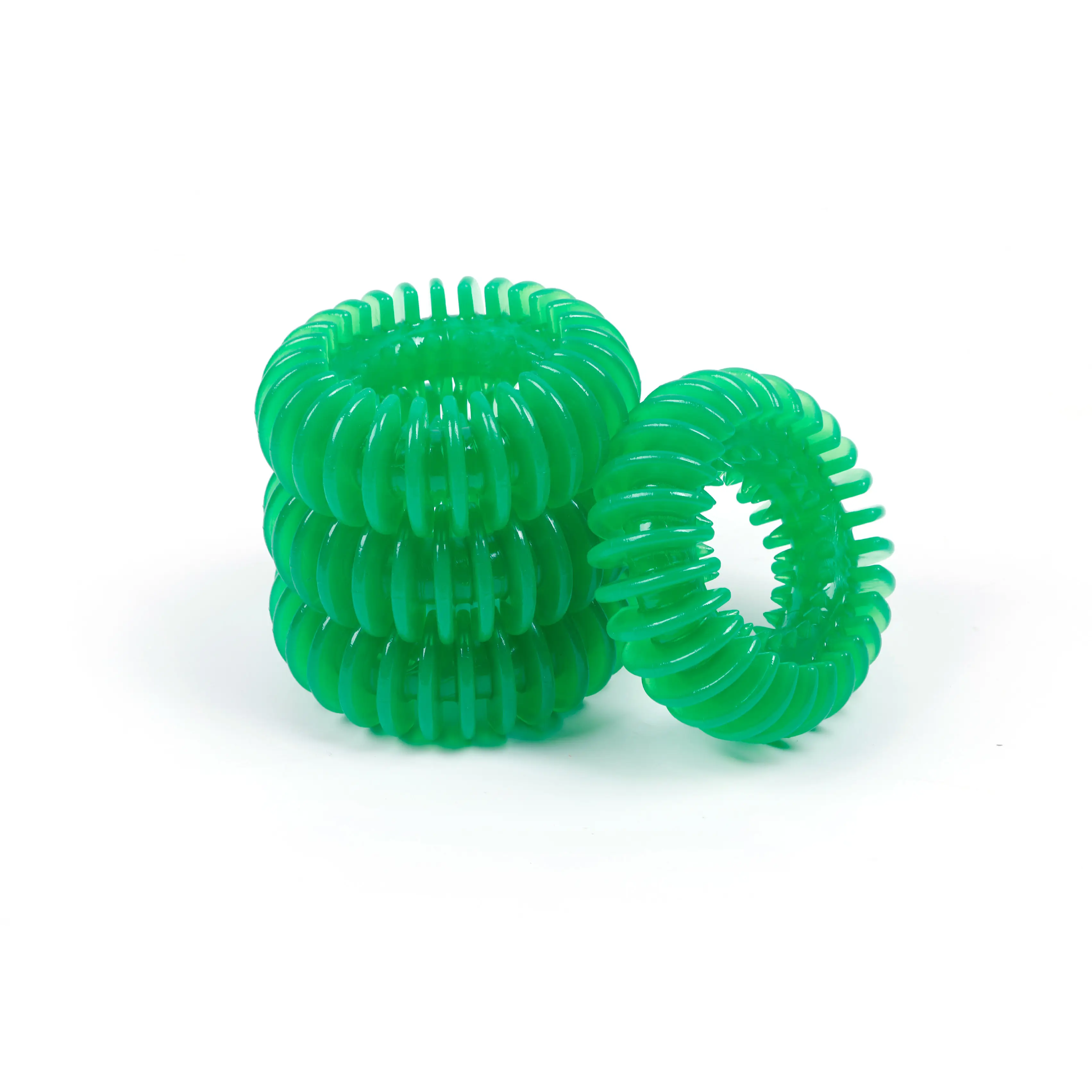 TPR Green Briar Ring pet dog gnawing rubber toy