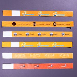 Bracelets personnalisés pour activités d'exposition, récital vocal, en vinyle et Tyvek jetables, imperméables, style nautique - Product Image 5