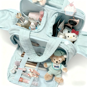 Bolsa de <span class=keywords><strong>Maquillaje</strong></span> Impermeable de Gran Capacidad, Organizador de Cosméticos de Poliéster, Neceser de Viaje para Mujeres, Viajes de Negocios - Product Image 1