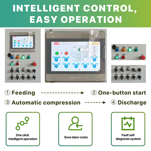 Macchina per il riciclaggio dei rifiuti urbani di nuova progettazione compattatore per la stazione dei rifiuti - Product Image 4