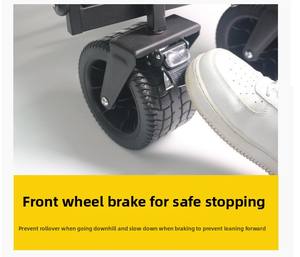 Chariot utilitaire pliable d'extérieur à quatre roues, robuste, portable, plateforme OEM, pour le shopping, le jardin, la <span class=keywords><strong>plage</strong></span>, les sports, le camping - Product Image 6