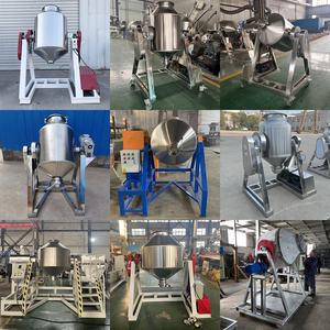 Máquina mezcladora de polvo de tambor de capacidad personalizada Mezclador de materiales de acero inoxidable 304 - Product Image 5