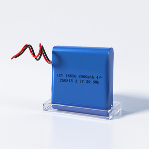 CY Factory 18650 isi ulang baterai Lithium Ion 1S4P 3.7V 8000mAh - Product Image 1