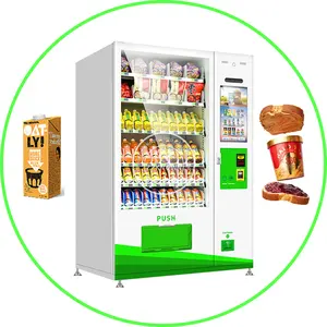 2024 Juego divertido al aire libre Tienda de autoservicio Máquina expendedora completamente automática de helados