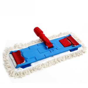 Telaio per <span class=keywords><strong>Mop</strong></span> Piatto Professionale Europeo, Misure <span class=keywords><strong>40cm</strong></span> e 50cm, Set Completo con Panno in Microfibra e Manico in Alluminio - Product Image 1