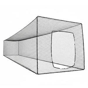 Filet de frappe pour baseball et softball robuste, filet entièrement fermé, filet de frappe pour les installations d'entraînement - Product Image 1