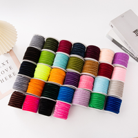 Ruban en velours de nylon coloré personnalisé à faible MOQ (500 yards) pour accessoires vestimentaires