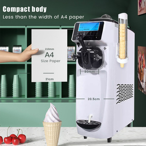 Cuộn trong UAE Hot sữa chua Úc tiêu chuẩn chất lượng cao giá máy móc <span class=keywords><strong>Ice</strong></span>-<span class=keywords><strong>cream</strong></span> mềm phục vụ máy làm kem để bán - Product Image 4