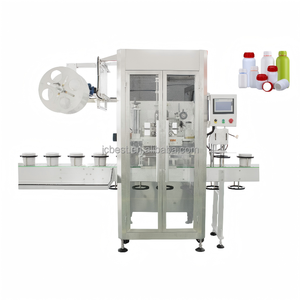 Machine d'étiquetage et de rétrécissement automatique électrique de haute qualité pour bouteilles en verre métalliques, écran tactile en bois, haute productivité - Product Image 5