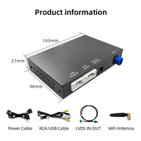Kit de rétrofit CarPlay sans fil Rhythm pour Audi A6 A7 avec compatibilité Android Auto et assistant vocal Siri Google
