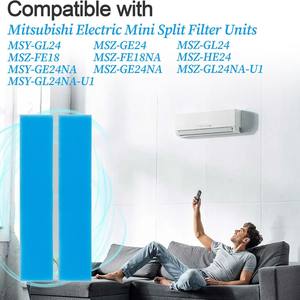 Filtre en coton Mac-2310ft-e, 16.5x3.25x0.2 pouces, pour pièces de purificateur d'air Mitsubishi, forte compatibilité - Product Image 3