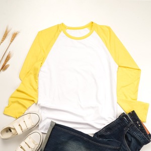 Camicetta da donna a maniche 3/4 in cotone con maniche lunghe traspirante a maglia su misura per lo stile Casual primaverile - Product Image 6