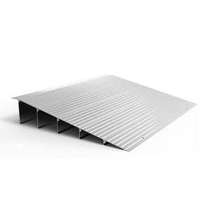 Rampe d'entrée ultralégère en aluminium, 4 marches d'entrée Portable, résistante à l'eau, parfait pour un abri <span class=keywords><strong>de</strong></span> porte - Product Image 1
