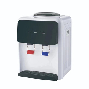 Desktop Water Dispenser With Cooling And Heating Functions White Plastic Electric Refrigeration For Office Dormitory Use - Product Image 1