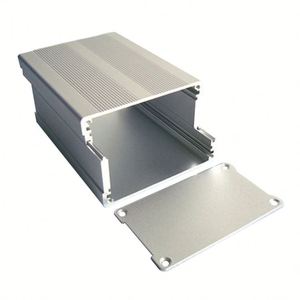 HongFa HF-A-9 Factory IP54 Sandblasted Aluminum Alloy Junction Box for LED Driver Controller with Heat Sink Split Body Design - Product Image 2