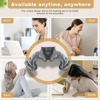 Coussin chauffant pour le cou et les épaules, réutilisable, pour soulager la douleur