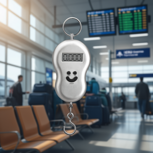 Bilancia digitale a gancio con capacità di 50 kg, portatile, per pesare bagagli, con funzione tara, per uso in viaggio - Product Image 3
